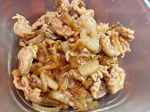かんたん豚しょうが焼き丼の具
